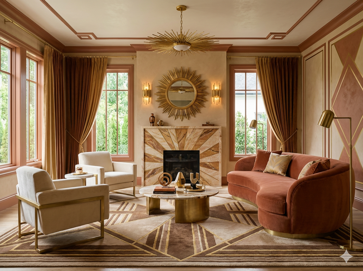 Art Deco living-room